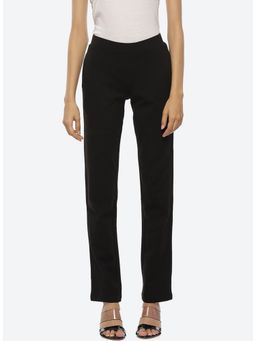 Lakshita - Black Regular Plain Pant