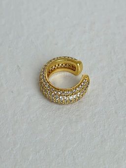 AQUASTREET - Zircon 18K Gold Plated Waterproof Anti-Tarnish Ear Cuff