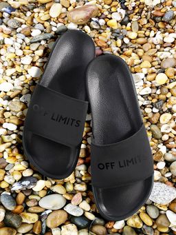 Off Limits - Black Men Sandy Sliders