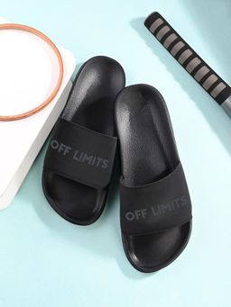 Off Limits - Grey Men Sandy Sliders