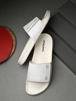 Off Limits - Off White Men Sunbeam Sliders