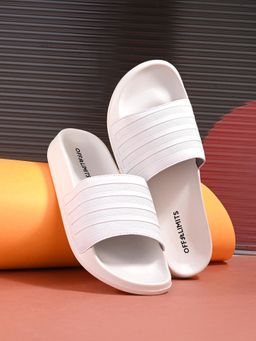 Off Limits - Off White Men Laidback Sliders