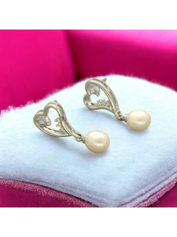 Sri Jagdamba Pearls - White Krissy Pearl Earrings