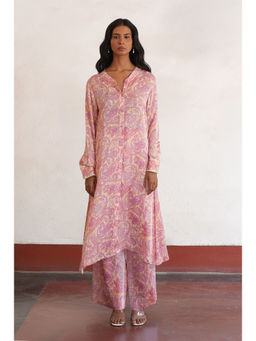 Saksham & Neharicka - Pink Sewli Kurta
