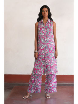 Saksham & Neharicka - Pink Vidhi Kurta