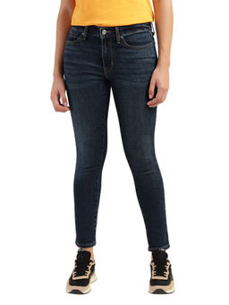 Levi's - Women's 711 Blue Mid Rise Skinny Jeans