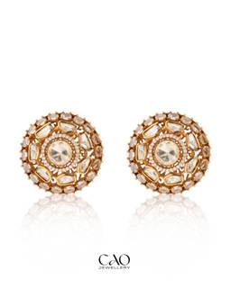 CAO JEWELLERY - Noir Polki Studs