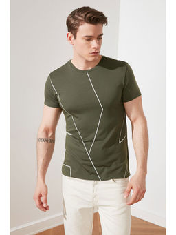 Trendyol - Man Green T-Shirt