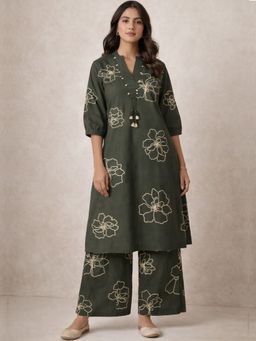 Readiprint - Women Green Floral Printed Co-Ord Set