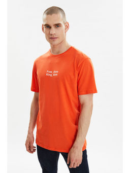 Trendyol - Man Orange T-Shirt