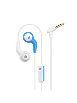 Portronics - Conch 70 in-Ear Wired Earphone with Mic, 3.5mm Audio Jack (White)