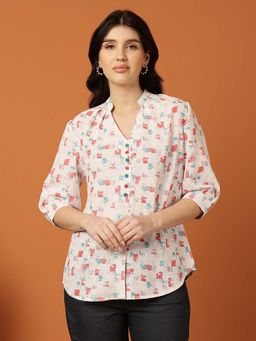FFU - Beige Women Regular Fit Casual Top