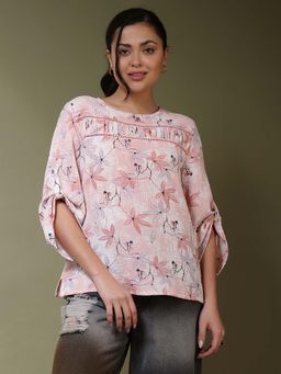 FFU - Women Pink Regular Fit Casual Top