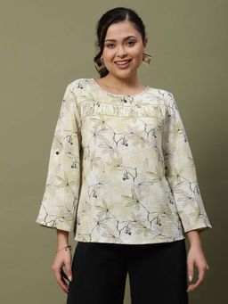 FFU - Women Green Regular Fit Casual Top