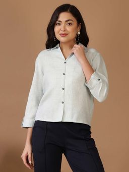 FFU - Women Green Regular Fit Casual Top