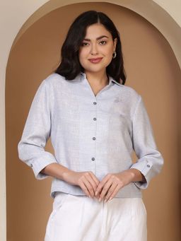 FFU - Women Blue Regular Fit Casual Top