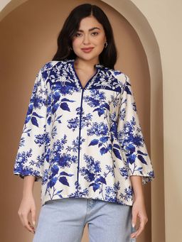 FFU - White Women Regular Fit Casual Top