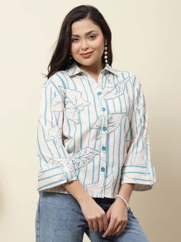 FFU - Beige Women Regular Fit Casual Shirt