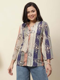 FFU - Multi-Color Women Regular Fit Casual Top