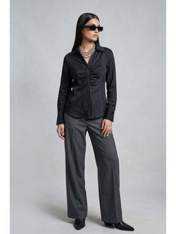Virgio - Solid Cotton Shirt for Women