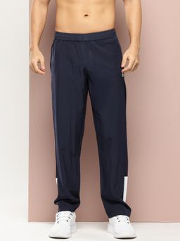 TURNFIT - Navy Blue Lightweight Running Trackpant with Contrast Panel
