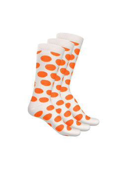 TalkingSox - Multi-Color Polka Dots Bamboo Calf Length Socks (Pack of 3)