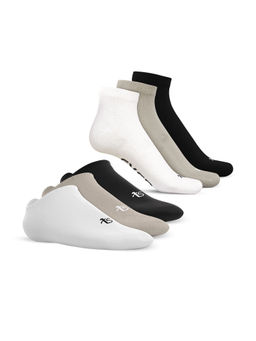 TalkingSox - Multi-Color Solid/Plain Bamboo Loafer Socks (Pack of 6)