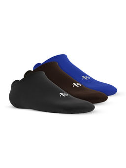 TalkingSox - Multi-Color Solid/Plain Bamboo Loafer Socks (Pack of 3)