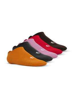 TalkingSox - Multi-Color Solid/Plain Bamboo Loafer Socks (Pack of 5)