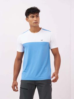 WILDCRAFT - White Colorblock T-Shirt