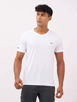 WILDCRAFT - White Solid T-Shirt