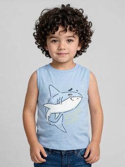 R&B - Boys Blue Cotton T-Shirt