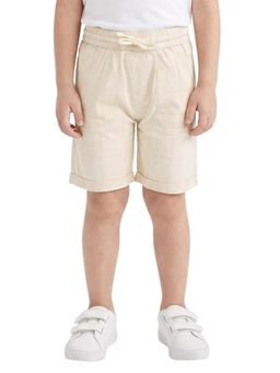 R&B - Boys Cream Cotton Shorts