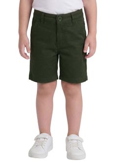 R&B - Boys Green Cotton Shorts
