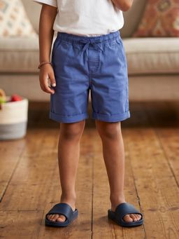 KiddoPanti - Boys Blue Cotton Shorts