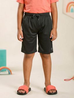 KiddoPanti - Boys Grey Polyester Shorts
