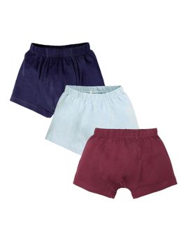 KiddoPanti - Boys Multi-Colour Cotton Lycra Boxers (Pack of 3)