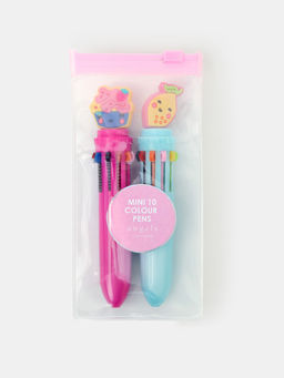 Accessorize London - Girls Cartoon Multi Colour Pens