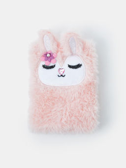 Accessorize London - Girls Fluffy Bunny Notebook