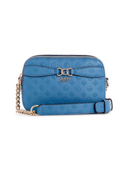 Guess - Women Blue PU Logo Sling Bag