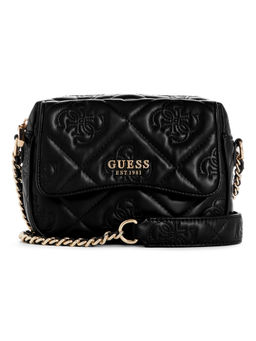 Guess - Women Black Quilted Sling Bag