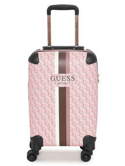 Guess - Women Pink Printed Trolley Bag