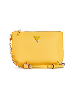 Guess - Women Yellow PU Sling Bag