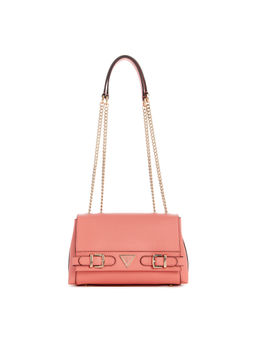 Guess - Women Peach PU Solid Sling Bag