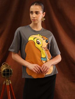 Kazo - Grey Disney Lady T-Shirt