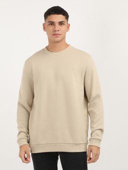 Calvin Klein - Men Beige Color Sweatshirt