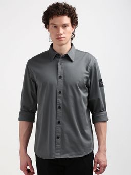 Calvin Klein - Men Grey Color Shirt