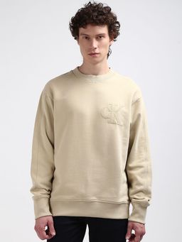 Calvin Klein - Men Beige Color Sweatshirt