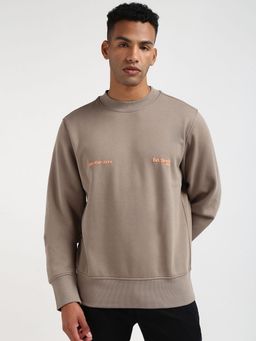 Calvin Klein - Men Brown Color Sweatshirt