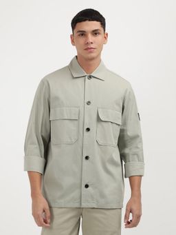 Calvin Klein - Men Grey Color Shirt